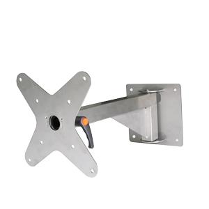 Bras Inox 2 points de rotation pour Écran Industrielle