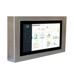 Boîtier inox 17.3'' pour écrans et panels PC