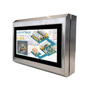 Coffret inox pour Panels PC ou Moniteurs 17.3''