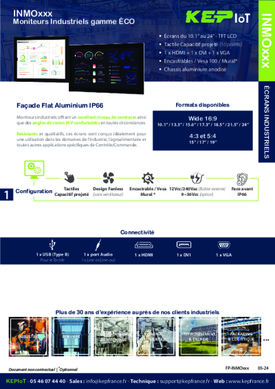 ECRANS INDUSTRIELS - INMO215 - 21.5''