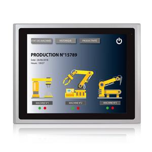 Écran tactile 17'' industriel - Flat Face