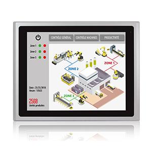 Moniteur Tactile/ Capacitif projeté industriel 19''