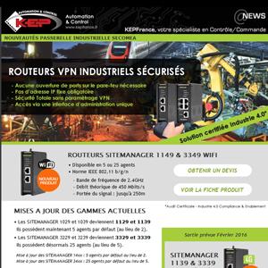 Passerelle Industrielle Secomea - KEPFrance